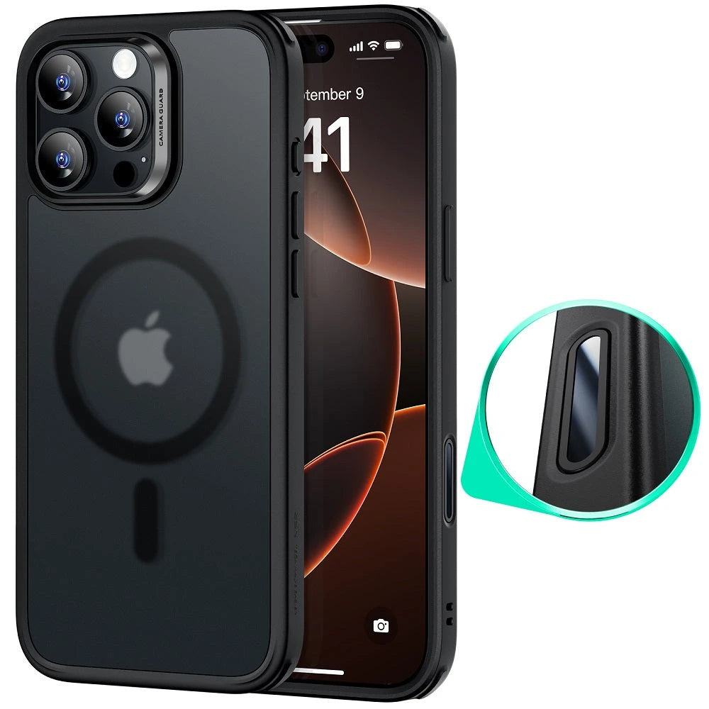 iPhone 16 Pro HaloLock Classic Hybrid Case (Camera Control) - Frosted Black ESR ESR
